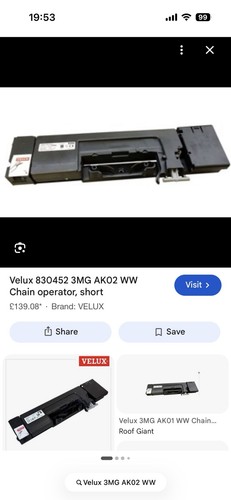 Velux replacement electric - replacement,