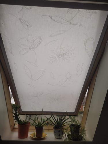 Velux original pencil drawn - 'pencil, drawn'