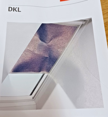 Velux dkl 4653s blackout blind - blackout,