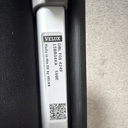 Velux dbl f06 black fabric - velux,