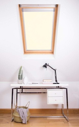 Cream skylight blind - cream, mk06