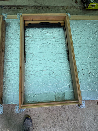 Two used velux - roof, window